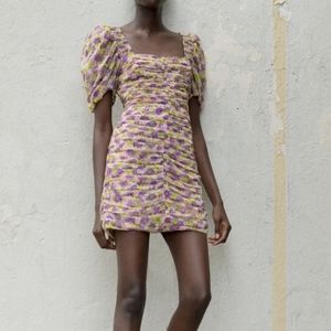 Zara floral dress